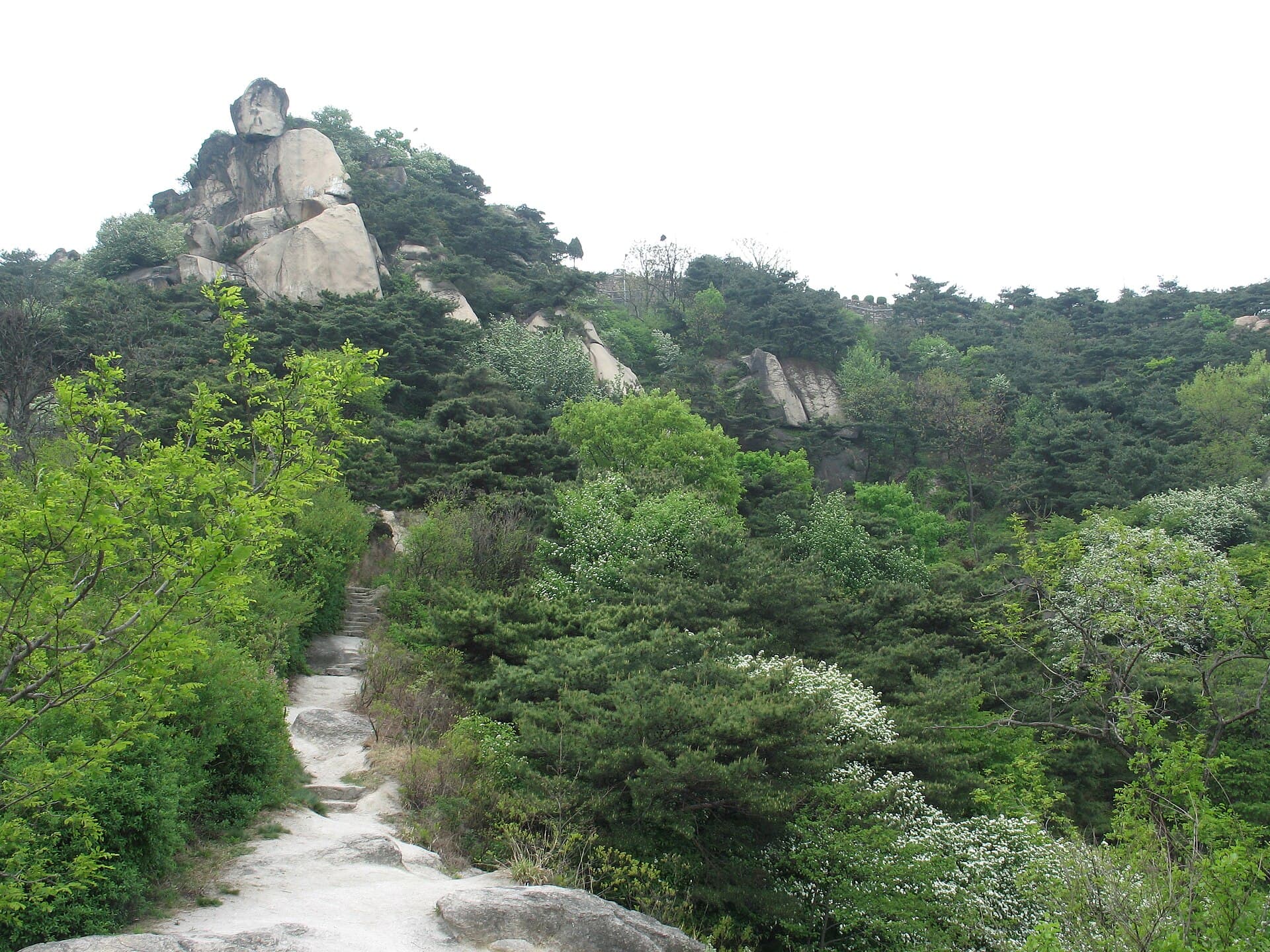 인왕산 성곽 인근 풍경