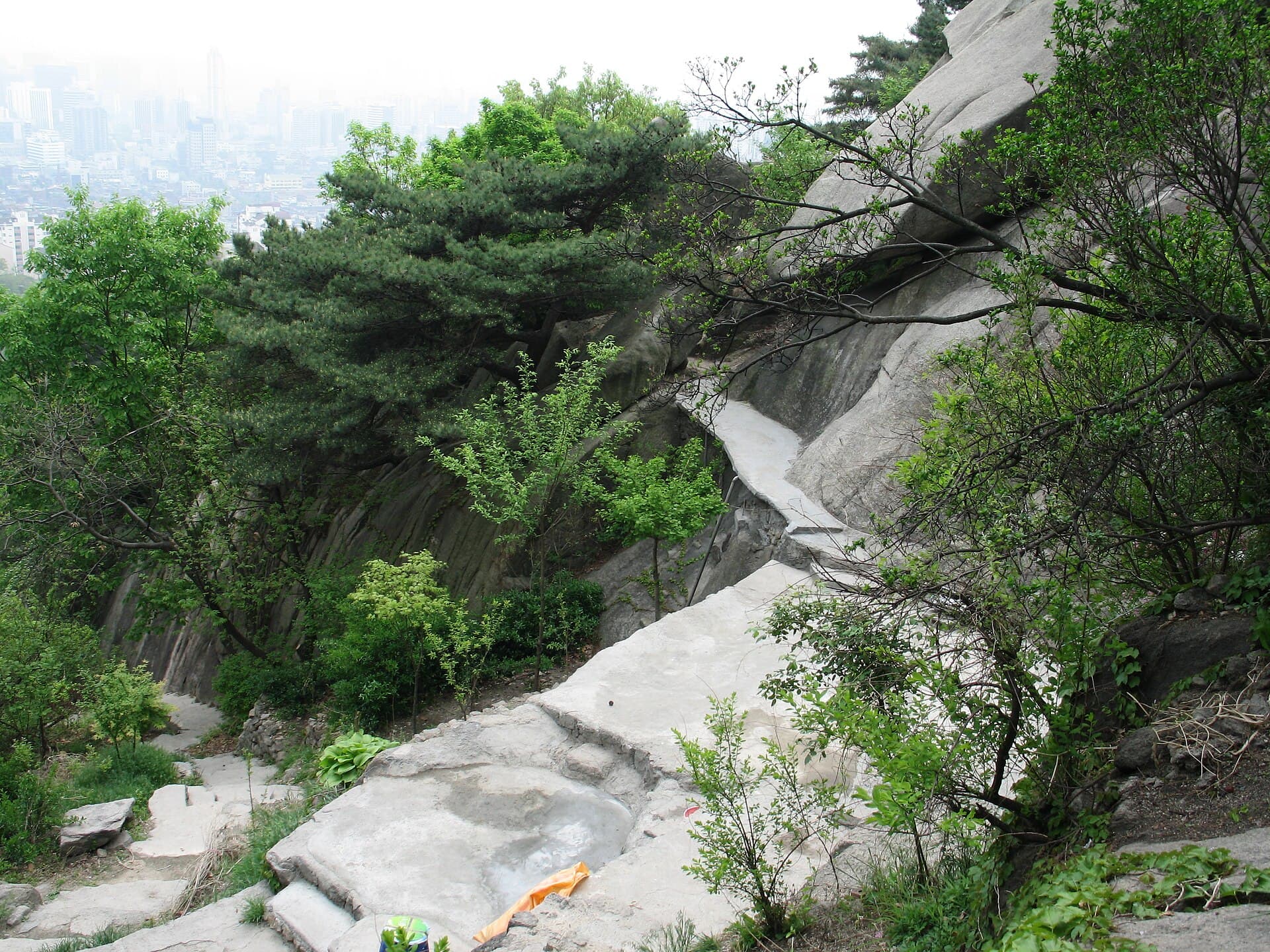 인왕산 도심 전망