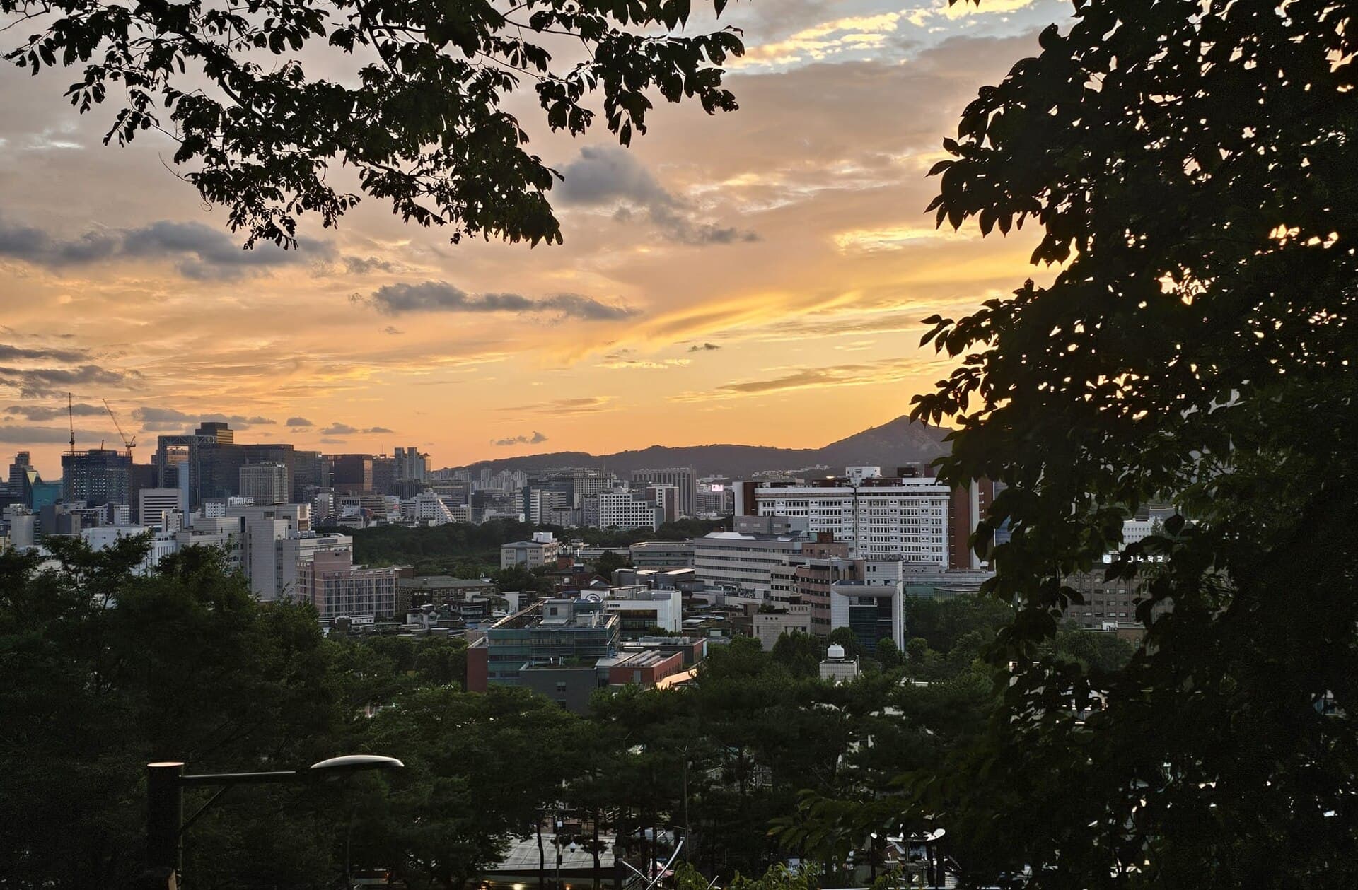 낙산 성곽 풍경